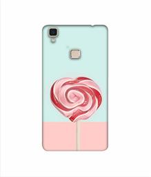 Amazon Brand - Solimo Designer Round Candy 3D Printed Hard Back Case Mobile Cover for Vivo V3 Max