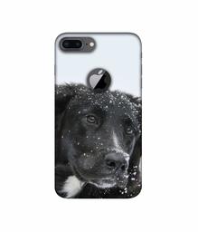 Amazon Brand - Solimo Designer Labrador Dog 3D Printed Hard Back Case Mobile Cover for Apple iPhone 8 Plus (with Logo Cut)