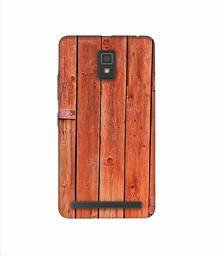 Amazon Brand - Solimo Designer Wooden Door 3D Printed Hard Back Case Mobile Cover for Lenovo A6600