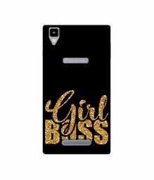 Amazon Brand - Solimo Designer Sparkle Girl Boss UV Printed Soft Back Case Mobile Cover for Panasonic Eluga A2