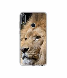 Amazon Brand - Solimo Designer Lion UV Printed Soft Back Case Mobile Cover for Asus ZenFone Max Pro M2