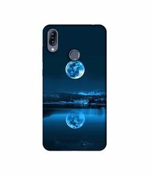 Amazon Brand - Solimo Designer Moon Pattern Print 3D Printed Hard Back Case Mobile Cover for Asus Zenfone Max (M2) ZB633KL