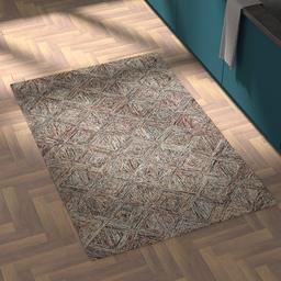 Amazon Brand – Rivet Motion Modern Patterned Wool Area Rug, 3' 9