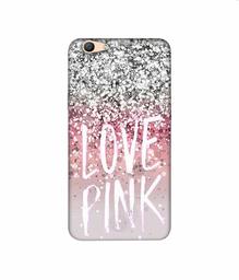 Amazon Brand - Solimo Designer Love Pink 3D Printed Hard Back Case Mobile Cover for Oppo F1s