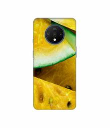 Amazon Brand - Solimo Designer Yellow Watermelon 3D Printed Hard Back Case Mobile Cover for OnePlus 7T