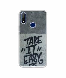 Amazon Brand - Solimo Designer Take It Easy UV Printed Soft Back Case Mobile Cover for Gionee F9 Plus