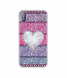 Amazon Brand - Solimo Designer Stone Heart UV Printed Soft Back Case Mobile Cover for i Kall K8