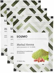 Amazon Brand - Solimo Amazon Brand - Solimo Herbal Henna, 200g (Pack of 3)