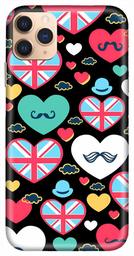 Amazon Brand - Solimo Designer Heart Pattern Design 3D Printed Hard Back Case Mobile Cover for Apple iPhone 11 Pro Max