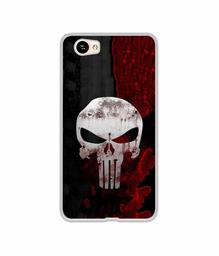 Amazon Brand - Solimo Designer Punisher Skull UV Printed Soft Back Case Mobile Cover for Itel A21