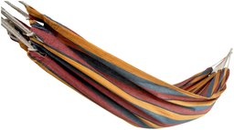 Strathwood Basics Cotton Fabric Hammock, Red, Orange, and Blue