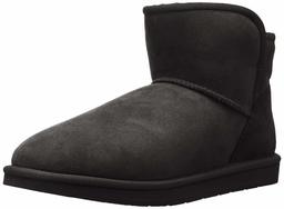 Amazon Brand - 206 Collective Women's Bellevue Shearling Ankle Boot, Black, 7 B US