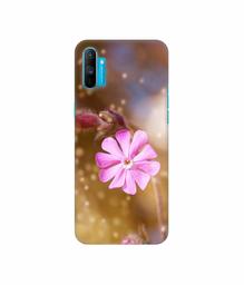 Amazon Brand - Solimo Designer Pink Flower 3D Printed Hard Back Case Mobile Cover for Realme C3