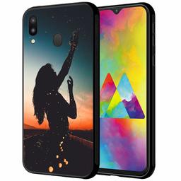 Amazon Brand - Solimo Designer Star Printed Hard Back Case Mobile Cover for Samsung Galaxy M20 (D1285)