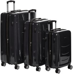 AmazonBasics Hardshell Luggage, Spinner Set 20