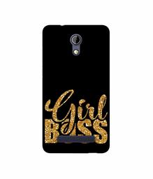 Amazon Brand - Solimo Designer Sparkle Girl Boss UV Printed Soft Back Case Mobile Cover for Micromax Bharat 2 Q402