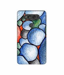 Amazon Brand - Solimo Designer Pebbles Drawing 3D Printed Hard Back Case Mobile Cover for LG V20