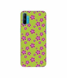 Amazon Brand - Solimo Designer Pink Flower Patterns 3D Printed Hard Back Case Mobile Cover for Realme C3