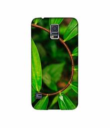 Amazon Brand - Solimo Designer Leaf Photography 3D Printed Hard Back Case Mobile Cover for Samsung Galaxy S5 i9600