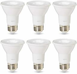 AmazonBasics LED Light Bulb | 50-Watt Equivalent, PAR20 (Renewed) 50.0W