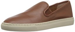 206 Collective Women's Cooper Perforated Slip-on Fashion Sneaker, Cognac Leather, 6.5 B US