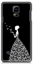 Amazon Brand - Solimo Designer Girl Design 3D Printed Hard Back Case Mobile Cover for Samsung Galaxy Note 4