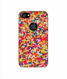 Amazon Brand - Solimo Designer Multicolor Bin 3D Printed Hard Back Case Mobile Cover for Apple iPhone 7 (with Logo Cut)