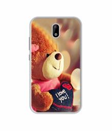 Amazon Brand - Solimo Designer Teddy Bear UV Printed Soft Back Case Mobile Cover for Itel A23