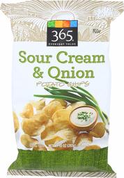 365 EVERYDAY VALUE Sour Cream Onion Potato Chips, 10 Ounce