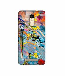 Amazon Brand - Solimo Designer Paint Texture 3D Printed Hard Back Case Mobile Cover for Xiaomi Redmi Note 3