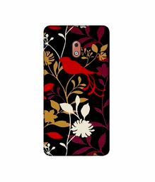 Amazon Brand - Solimo Designer Flower Bunch Pain On Cloth 3D Printed Hard Back Case Mobile Cover for Nokia 2.1