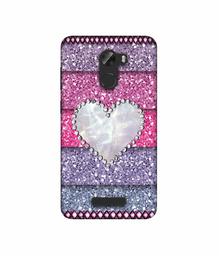 Amazon Brand - Solimo Designer Stone Heart UV Printed Soft Back Case Mobile Cover for Gionee A1 Lite