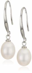 Women's Freshwater Pearl Drop Earrings, Sterling Silver, One Size