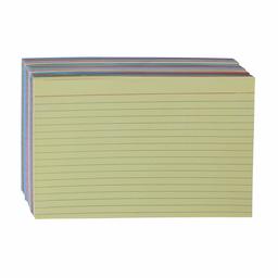 AmazonBasics Ruled Color Index Cards, 5