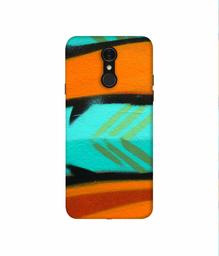 Amazon Brand - Solimo Designer Brush Art 3D Printed Hard Back Case Mobile Cover for LG Q7