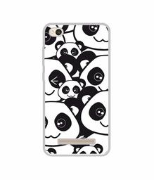 Amazon Brand - Solimo Designer Panda Texture UV Printed Soft Back Case Mobile Cover for Mi Redmi 4A