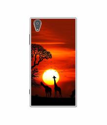 Amazon Brand - Solimo Designer Sunshade UV Printed Soft Back Case Mobile Cover for Sony Xperia XA1 Plus