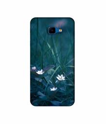 Amazon Brand - Solimo Designer White Flower 3D Printed Hard Back Case Mobile Cover for Samsung Galaxy J4 Core