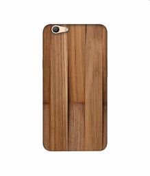 Amazon Brand - Solimo Designer Wooden Art 3D Printed Hard Back Case Mobile Cover for Oppo F1s