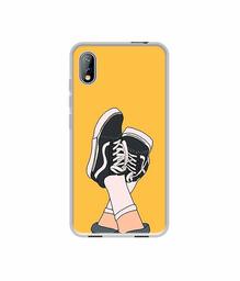 Amazon Brand - Solimo Designer Boy Shoes Pattern UV Printed Soft Back Case Mobile Cover for I Kall K5