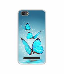 Amazon Brand - Solimo Designer Flying Butterflies UV Printed Soft Back Case Mobile Cover for Lyf Wind 6