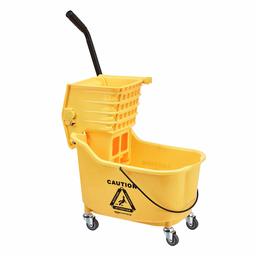 AmazonCommercial Side Press Wringer Combo, 26-Quart, Yellow