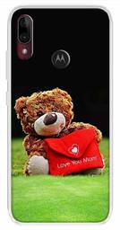 Amazon Brand - Solimo Designer Multicolor Cute Teddy Bear Printed Soft Back Case Mobile Cover for Motorola Moto E6s / Motorola Moto E6 Plus