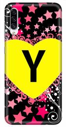 Amazon Brand - Solimo Designer Heart Pattern Alphabet-Y 3D Printed Hard Back Case Mobile Cover for Samsung Galaxy A30s