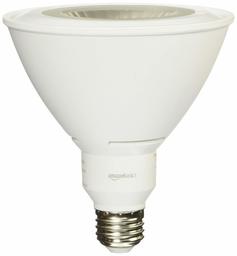 AmazonBasics 90 Watt Equivalent, Daylight, Dimmable, PAR38 LED Light Bulb | 2-Pack (Renewed)