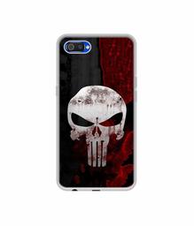 Amazon Brand - Solimo Designer Punisher Skull UV Printed Soft Back Case Mobile Cover for Realme C2