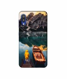 Amazon Brand - Solimo Designer Lake View 3D Printed Hard Back Case Mobile Cover for Samsung Galaxy M10