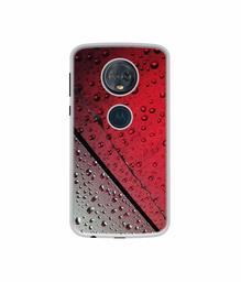 Amazon Brand - Solimo Designer Water Drop On Glass UV Printed Soft Back Case Mobile Cover for Motorola Moto G6 Plus