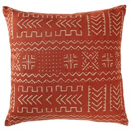 Amazon Brand – Rivet Mudcloth-Inspired Decorative Throw Pillow, 17