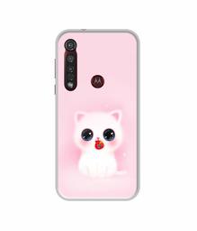 Amazon Brand - Solimo Designer Kitty UV Printed Soft Back Case Mobile Cover for Motorola Moto G8 Plus